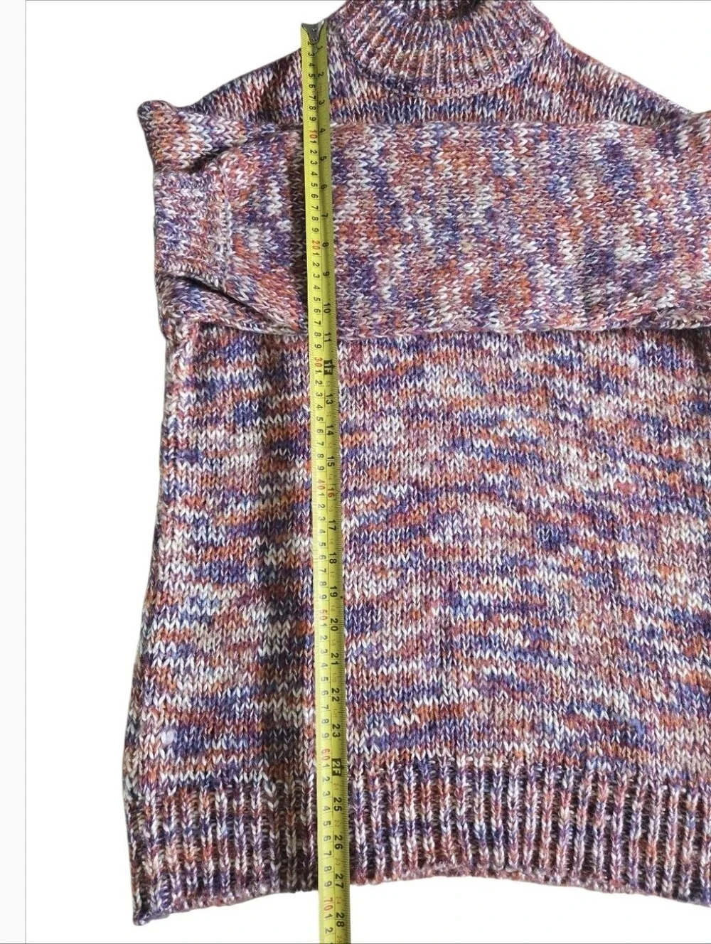 Vero Moda Multicolor Marled Turtleneck Sweater - Women Size S